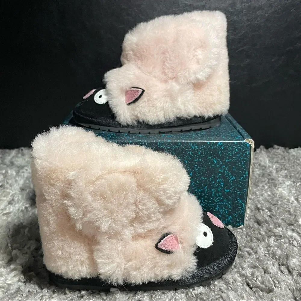 NIB EMU Australia Kids Lamb Walker Boots